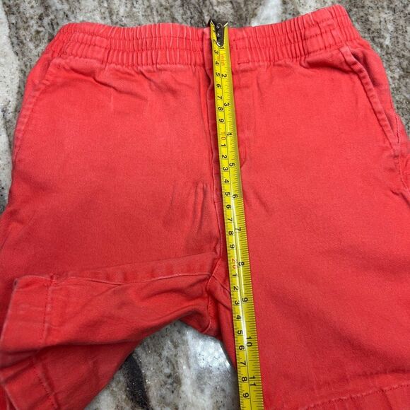 Janie and Jack, Island Punch The Twill Pull-On Cotton Blend Short, Coral, Boys 7 - Picture 4 of 12